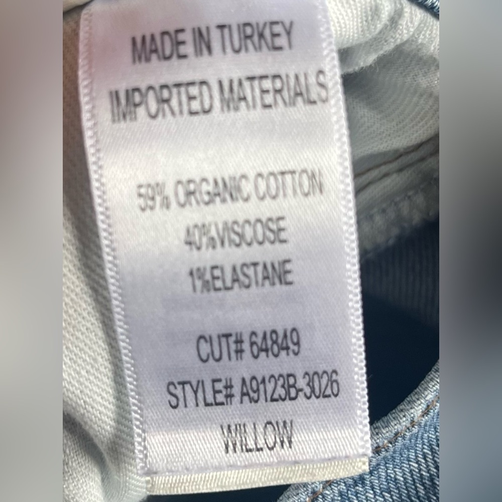 AGOLDE Women's willow style blue jeans - Picture 6 of 6